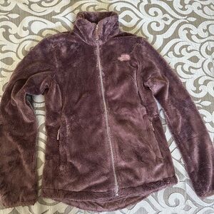 Women’s Sherpa North Face Jacket in Purple